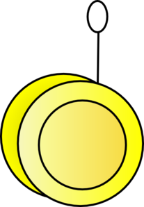 Yellow Yo-yo Clip Art - Yo Yo Clip Art