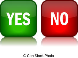 ... Yes and no vector buttons - Yes Clip Art