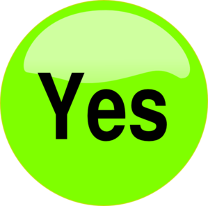 Yes Symbol Clipart #1