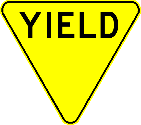 Yield sign clip art - ClipartFox