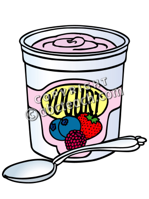 Free yogurt clipart 4 image