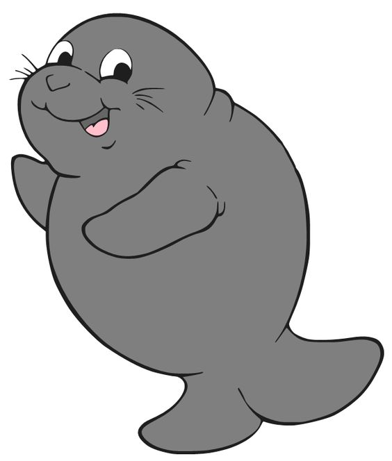 Youu0026#39;re It: baby Manat - Manatee Clipart