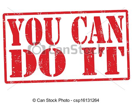 You Can Do It Grunge Rubber Stamp On Csp16131264 Search Clipart