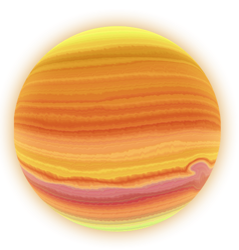 You can this glowing planet Jupiter clip art on your space magazines,  school projects, websites and blogs, presentations, reference books, etc.