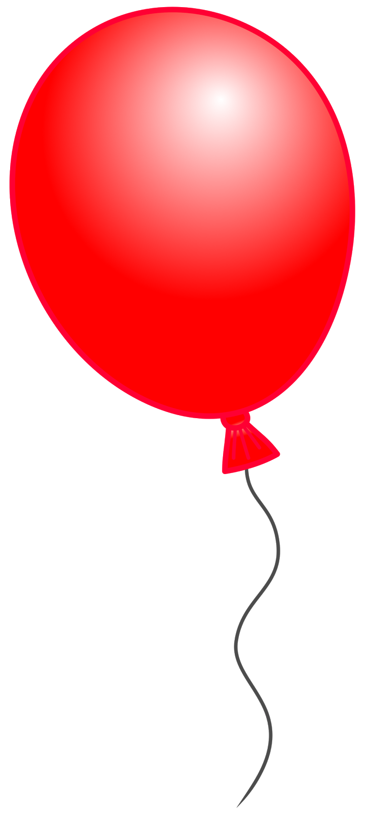 Free Orange Balloon Clip Art