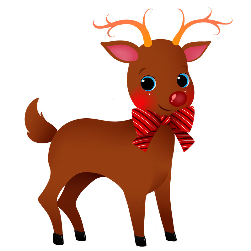 You can use this adorable rei - Clip Art Reindeer