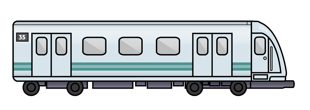 You can use this subway train - Train Clipart