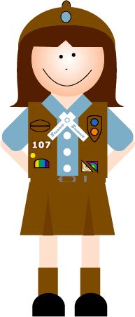 You loved being in the Scouts - Girl Scout Clip Art
