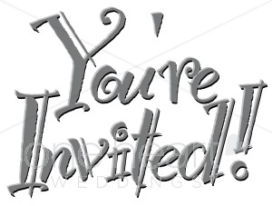You Re Invited Clipart Wedding Letters And Word Art