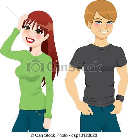 Young Couple Clipart #1