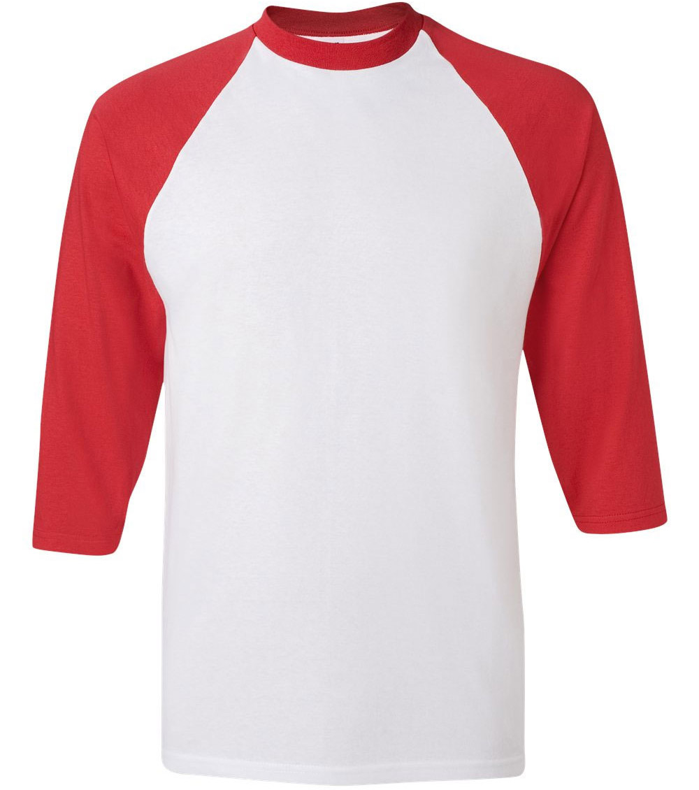 Youth Cotton 3 4 Sleeve Baseball T Shirt