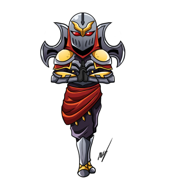 Zed The Master Of Shadows Clipart lol