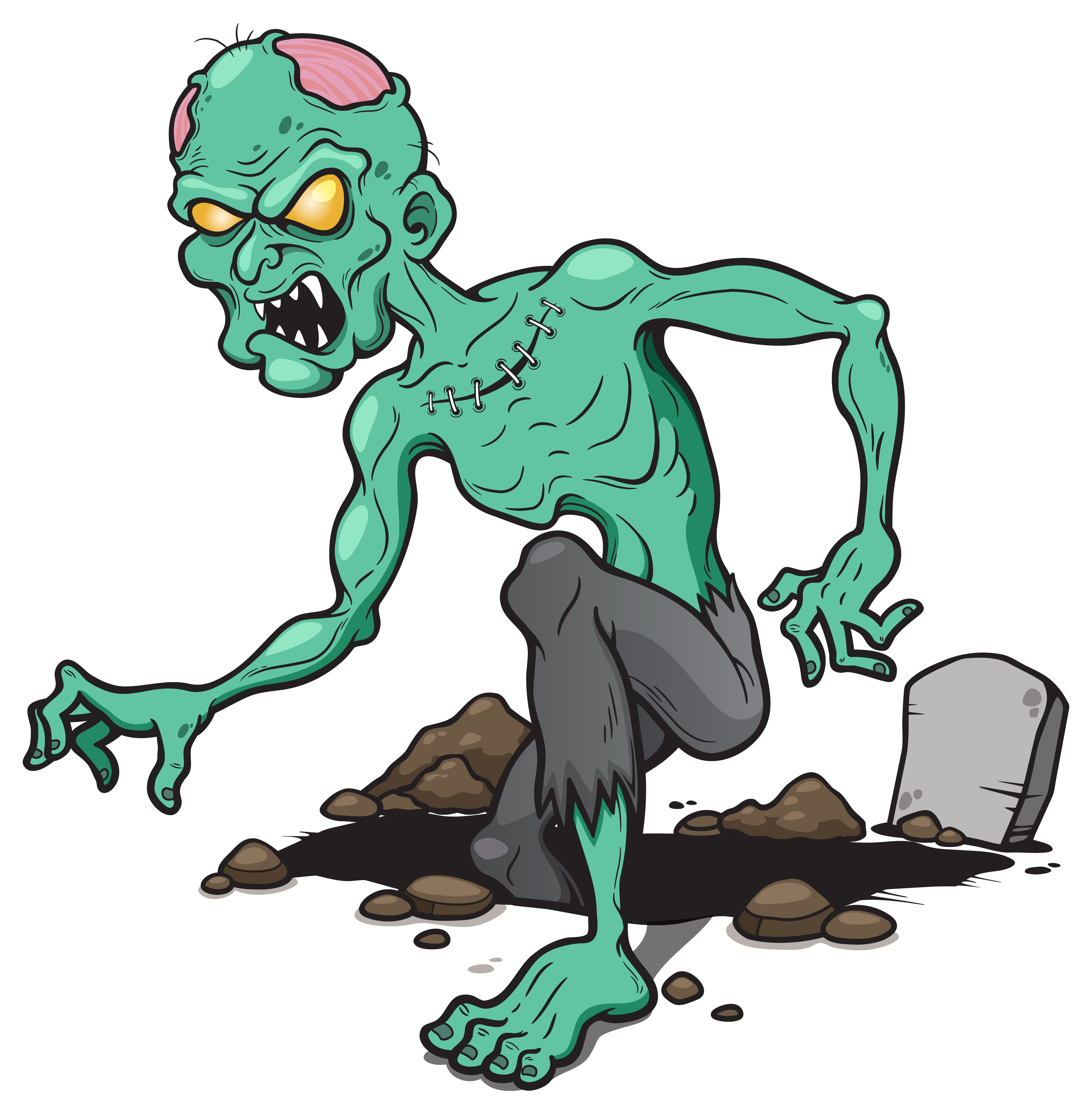 Zombie clip art image