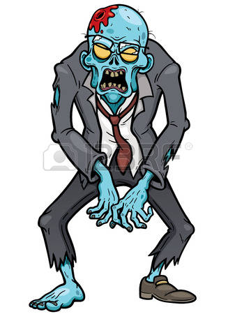 ZOMBIE: Vector illustration of Cartoon zombie Illustration