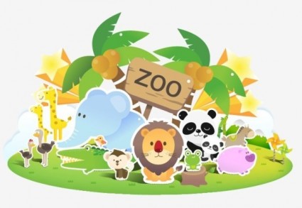 Zoo clipart image - Zoo Animals Clip Art