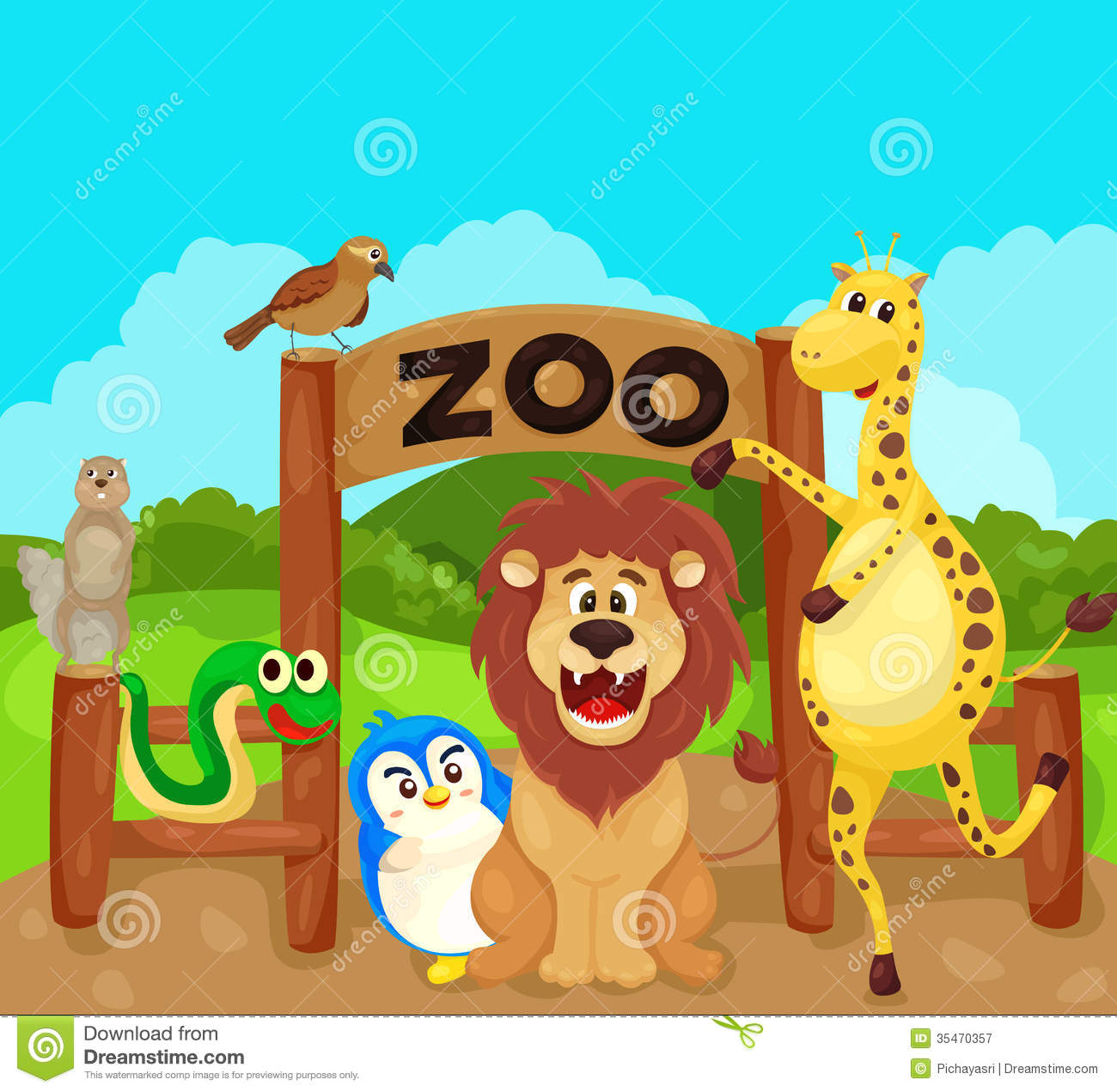 Zoo Entrance Free Clipart - Zoo Clip Art