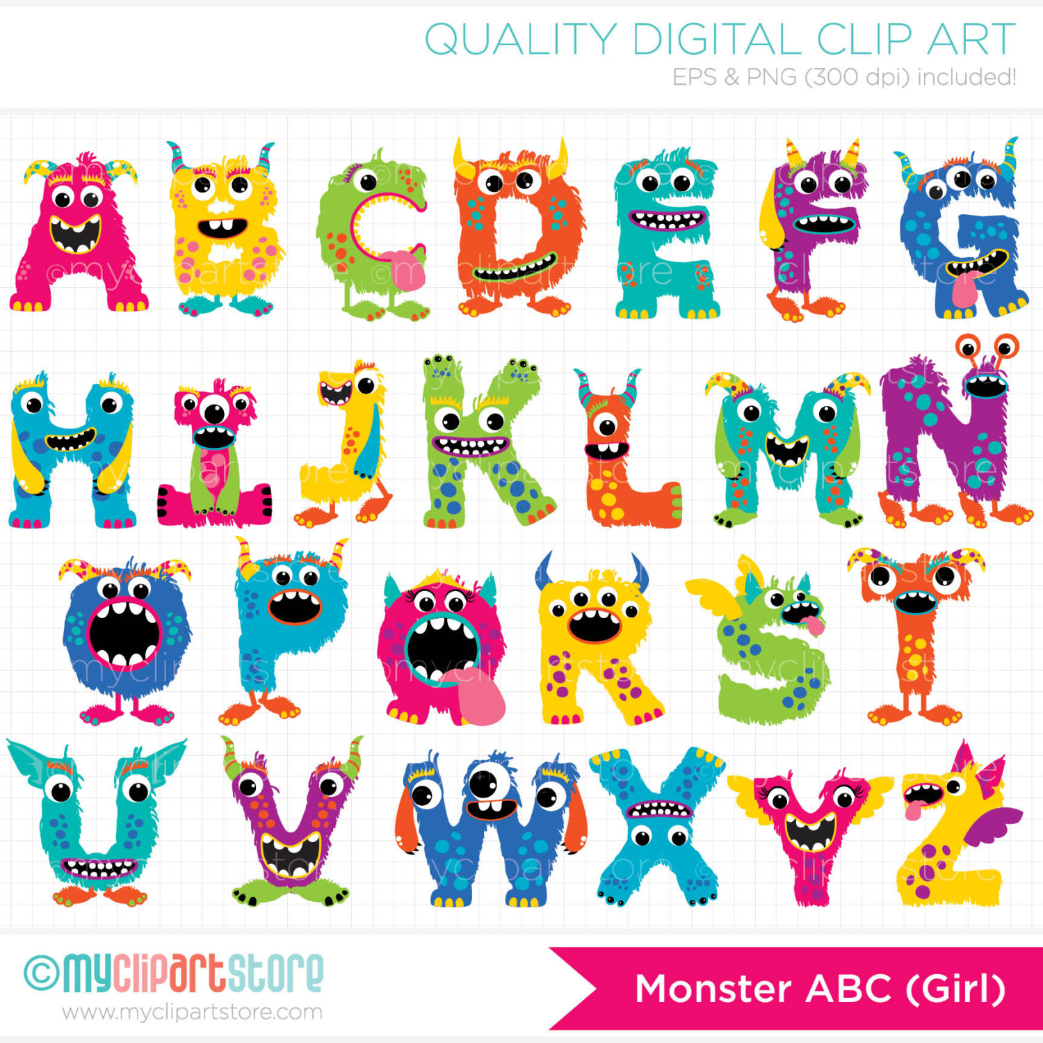 Alphabet clipart letters clip