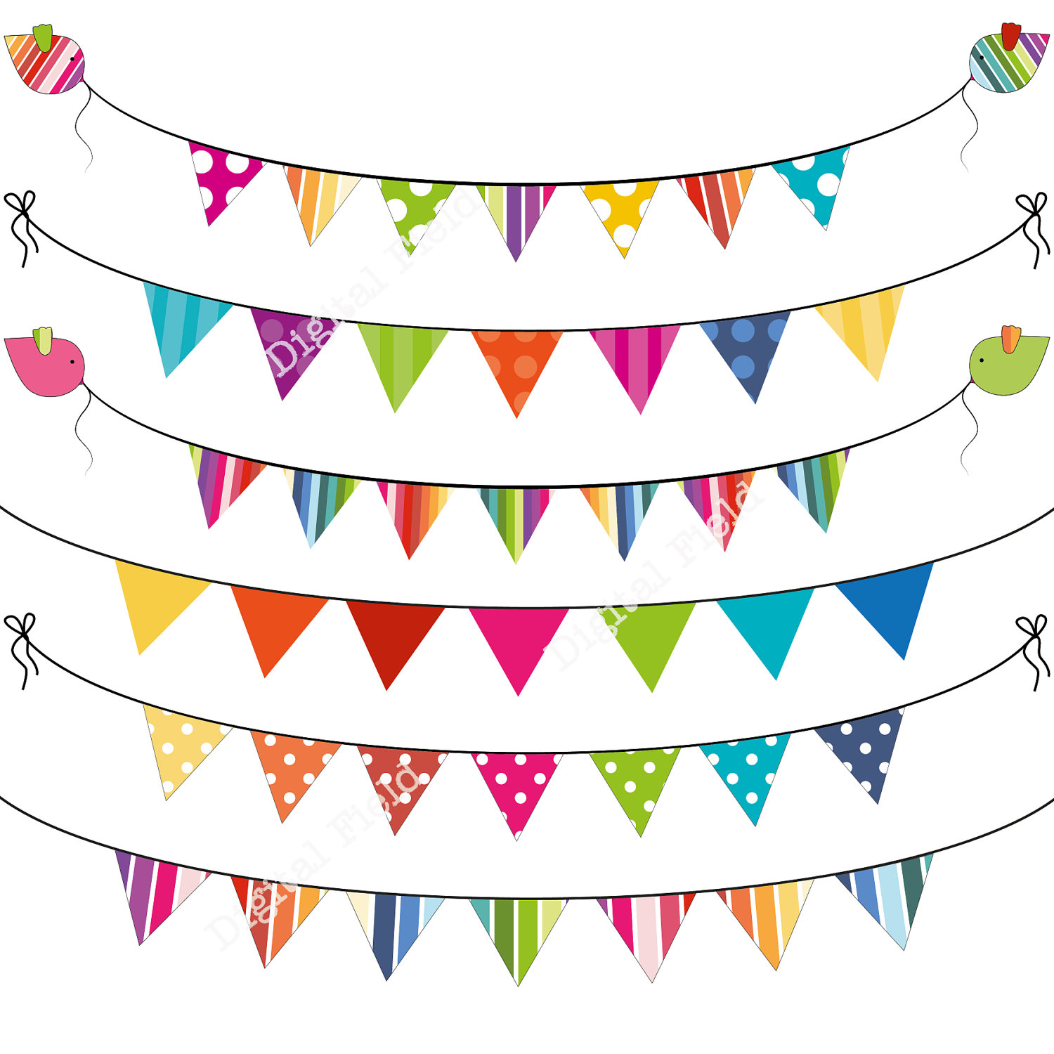  - Bunting Clipart